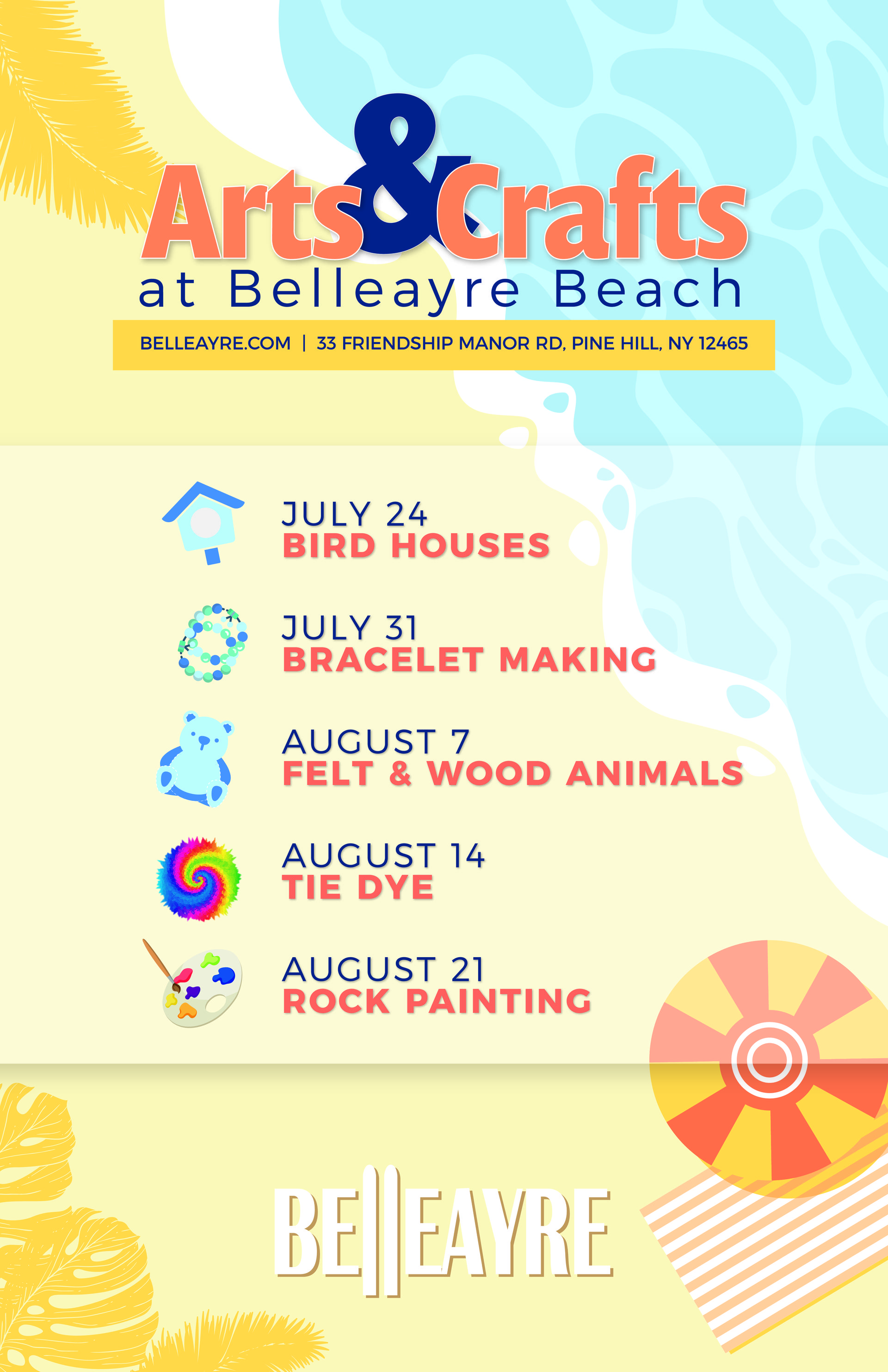 Arts & Crafts at Belleayre Beach