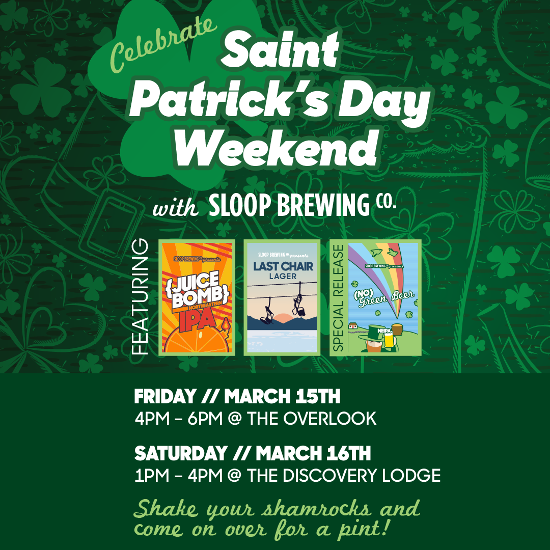 Celebrate St. Patrick's Weekend With Sloop Brewing