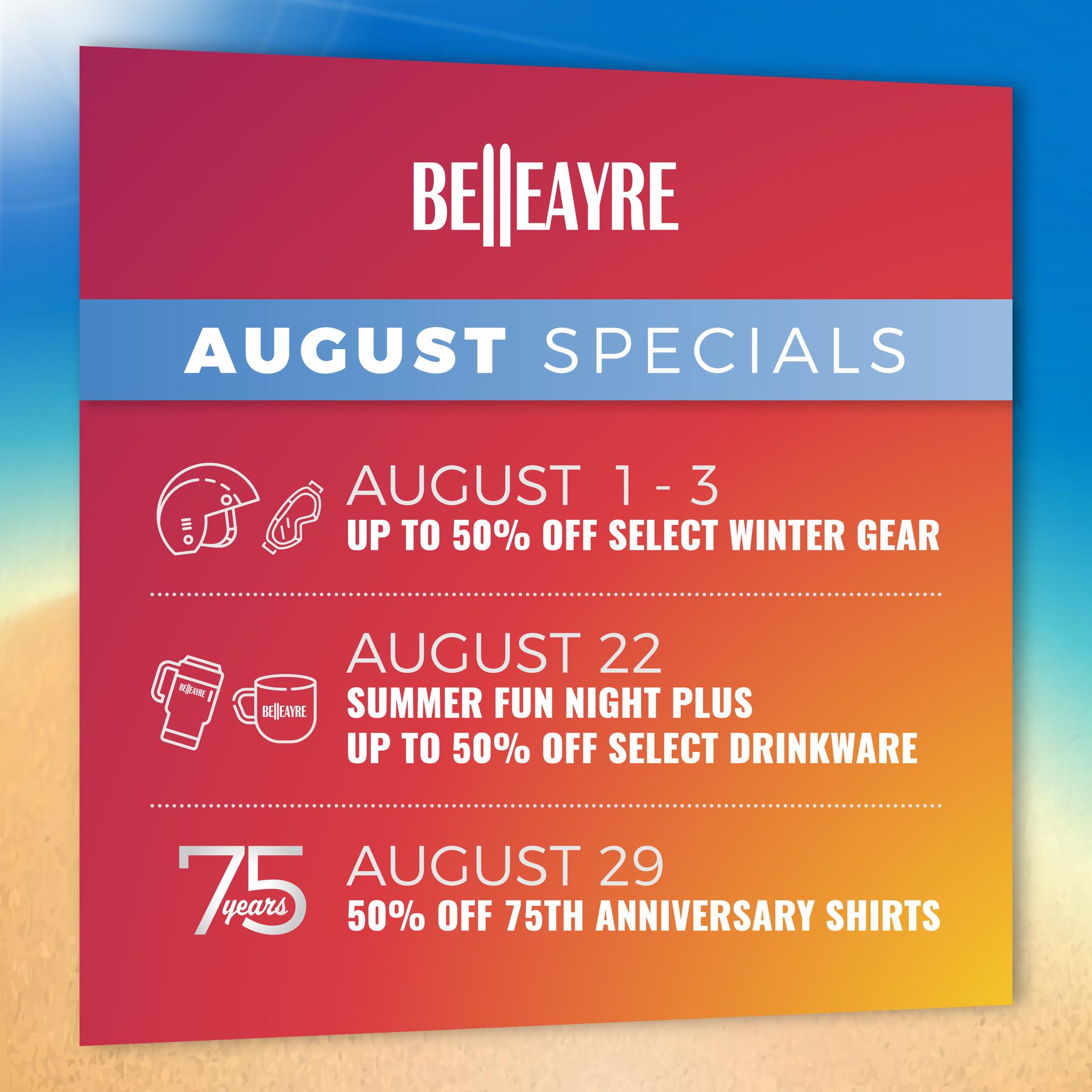 Retail Shop Specials