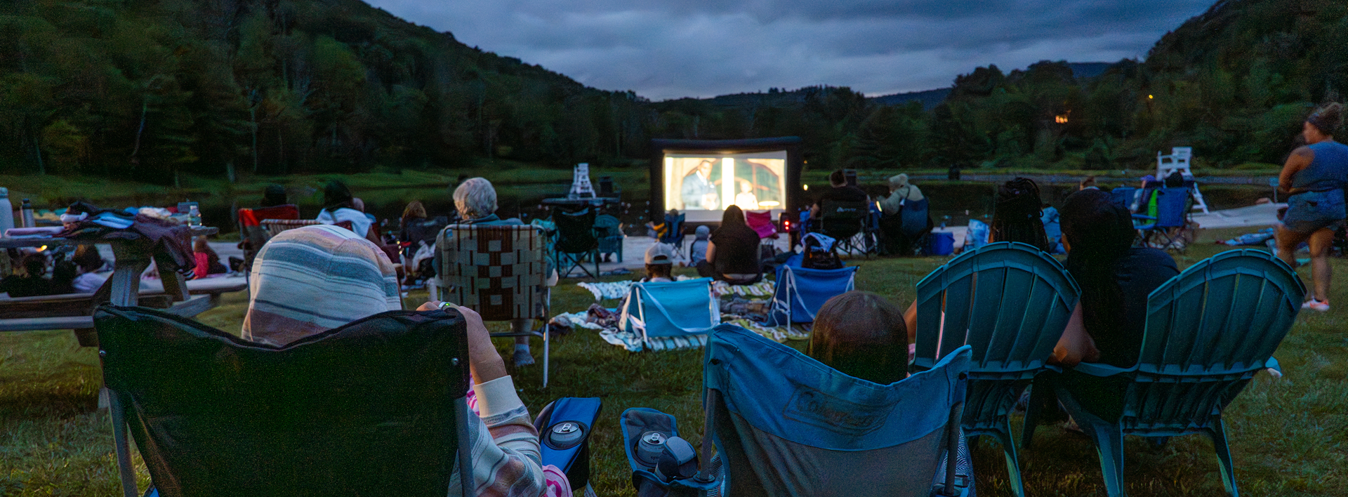 Movie Night at the Belleayre Beach
