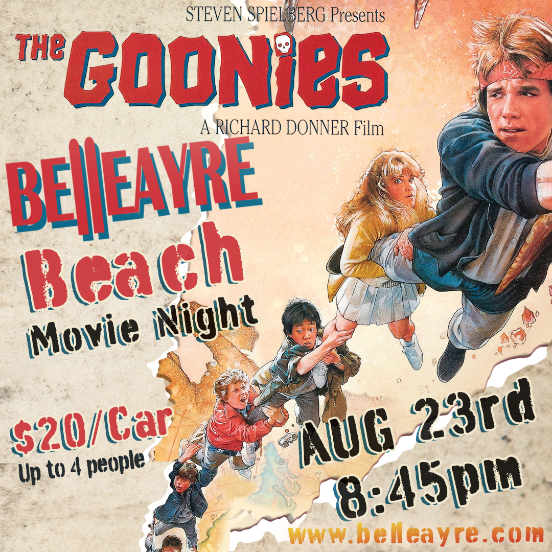 Goonies Movie Night At The Belleayre Beach